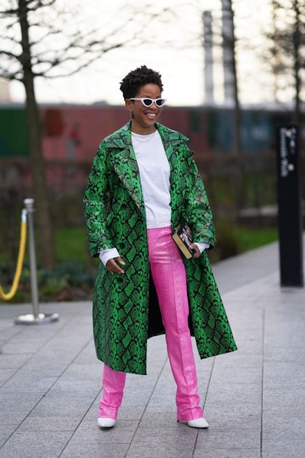 Ellie Delphine at February's London Fashion Week 2021 Ellie Delphine at February's London Fashion Week 2021