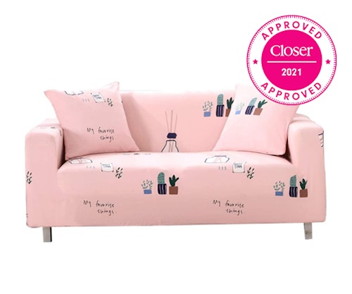 ENZER Sofa Slipcover Stretch Elastic Fabric