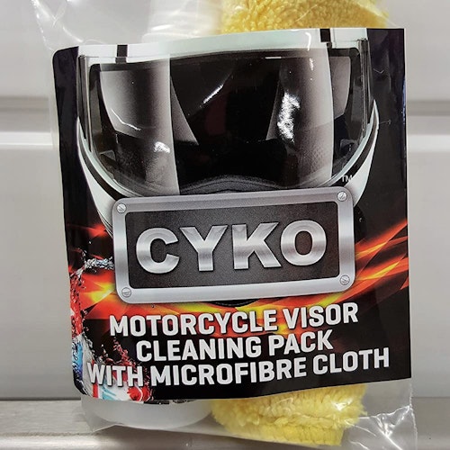 CYKO Visor and Helmet Cleaner with Microfibre Cloth