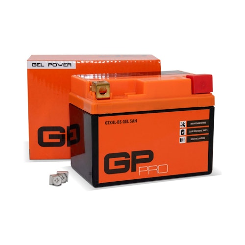 GP-PRO GTX4L-BS 12V 5Ah GEL Starter Battery