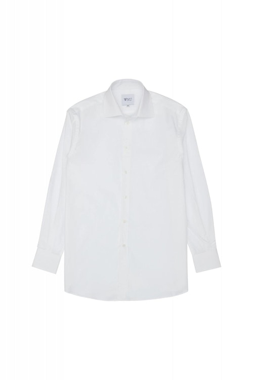 With Nothing Underneath, The Boyfriend Poplin White, £85