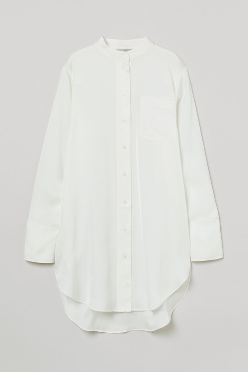 H&M, Oversized Satin Shirt, £19.99