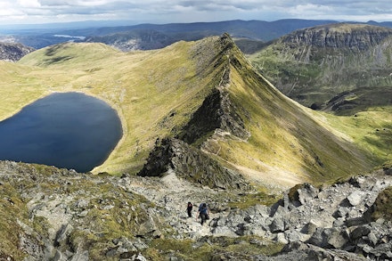 Route 3: Helvellyn via Striding Edge, Lake District Route 3: Helvellyn via Striding Edge, Lake District