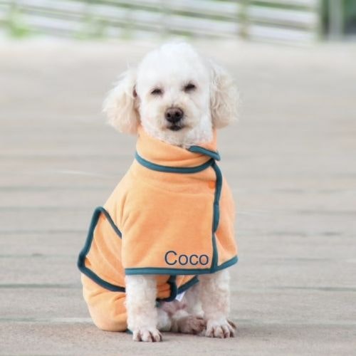 Personalised Dog Bath Robe