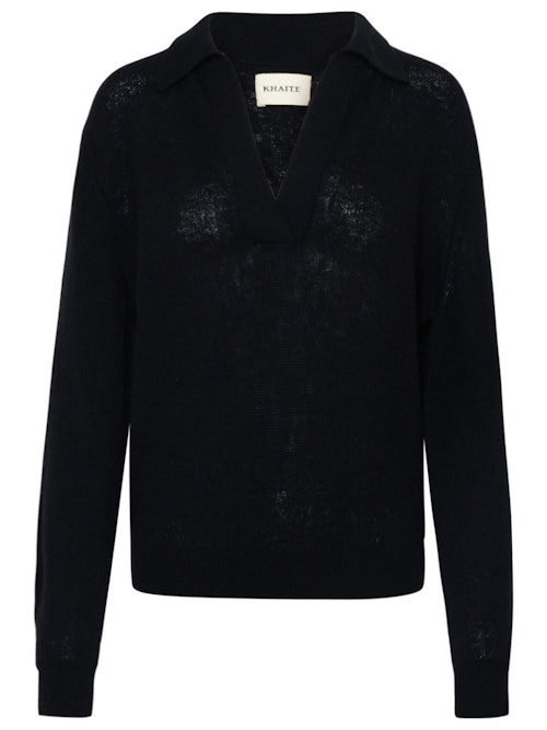 Khaite, Open-Neck Polo Sweater, £535.04 at Cettire