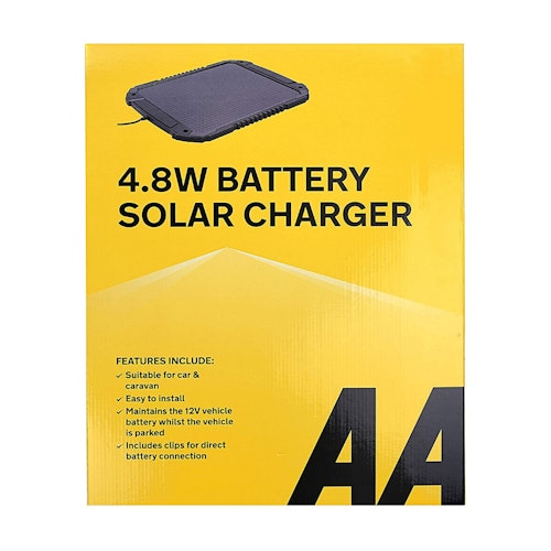 AA 12V Car Solar Battery Charger
