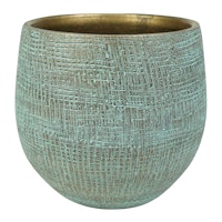 Ryan Plant Pot - Blue Gold