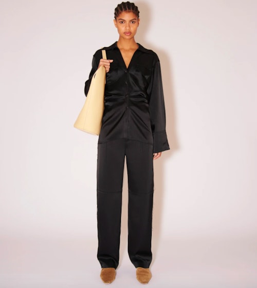 Nanushka, Radha Slip Satin Straight-Leg Pants, £375