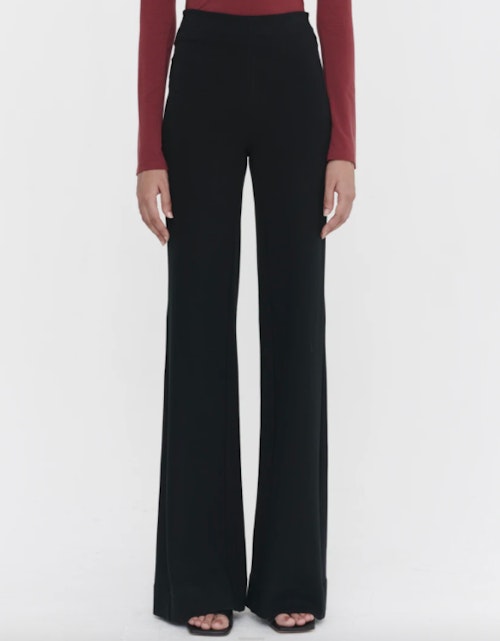 Ninety Percent, Structured Organic Cotton Wide Flare Trousers, £110