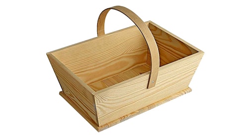 rectangle wooden garden trug