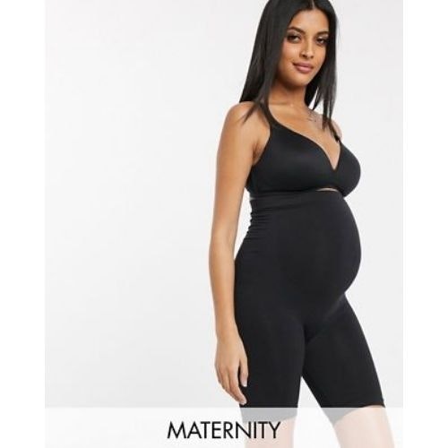 Mamalicious Maternity over the bump shapewear shorts in black