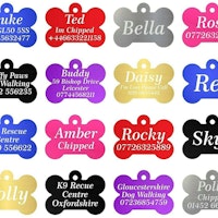Personalised Engraved Bone Shaped Dog Tag