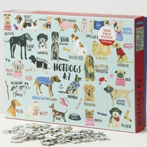 Hot Dogs A-Z 1000 Piece Jigsaw Puzzle