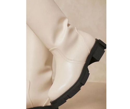Miss Pap Chunky Sole Knee High Boots