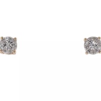 Yellow Gold Stud Earrings