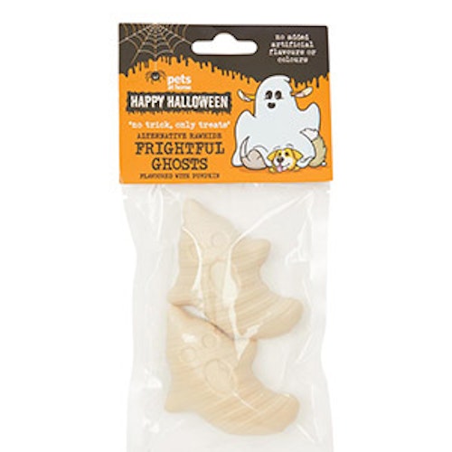 Pets at Home Frightful Ghosts Dog Treats 2 Pack 54g