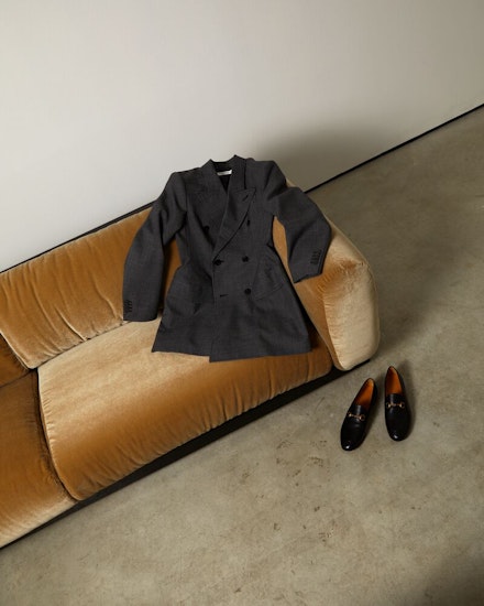 Balenciaga blazer and Gucci loafers Balenciaga blazer and Gucci loafers