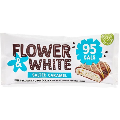 Flower & White Salted Caramel Meringue Bar