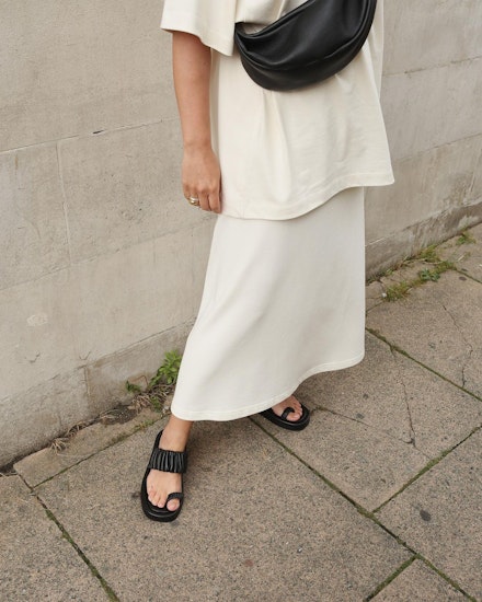 Alexis Foreman wearing a skirt from COS Alexis Foreman wearing a skirt from COS