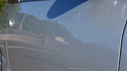 Water beading on side of Honda Civic Water beading on side of Honda Civic