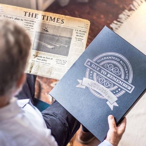 Original Newspaper From The Day You Were Born