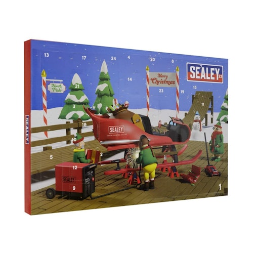 Sealey AVC002 39pc Ratchet, Socket & Bit Advent Calendar Set