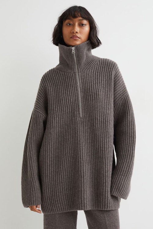 H&M, Rib-knit cashmere-blend jumper, £99.99