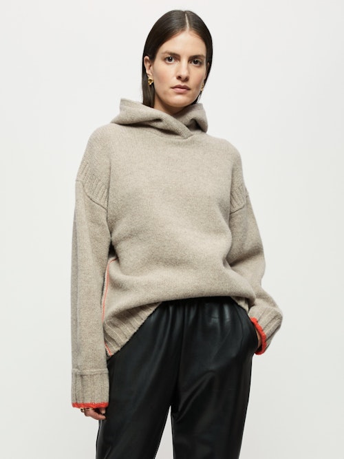 Boiled Wool Hoodie, £185