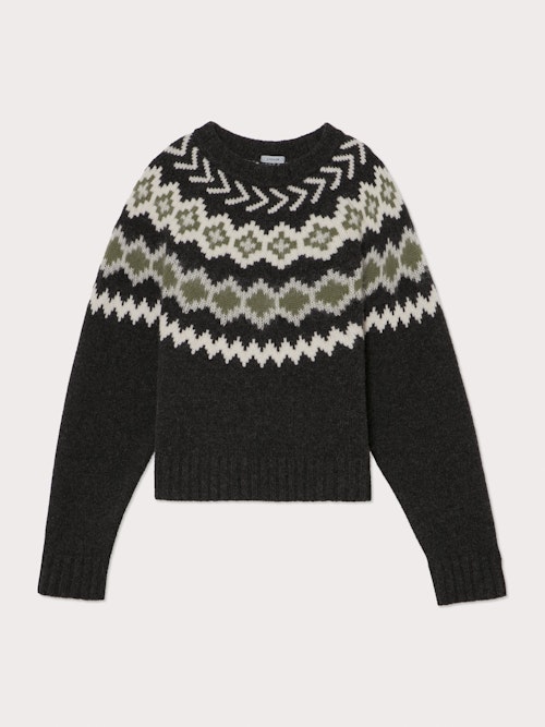Merino Blend Fair Isle Jumper, £175