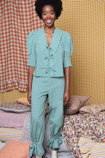 rixo gingham pyjama set rixo gingham pyjama set
