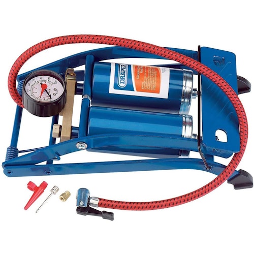 Draper Twin Cylinder Footpump