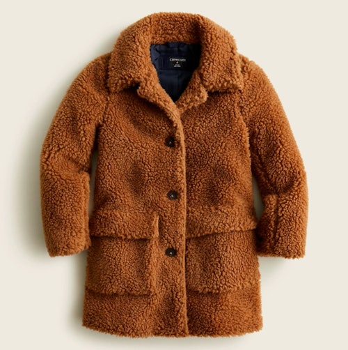 J.Crew, Girls' Teddy Sherpa Coat, £132