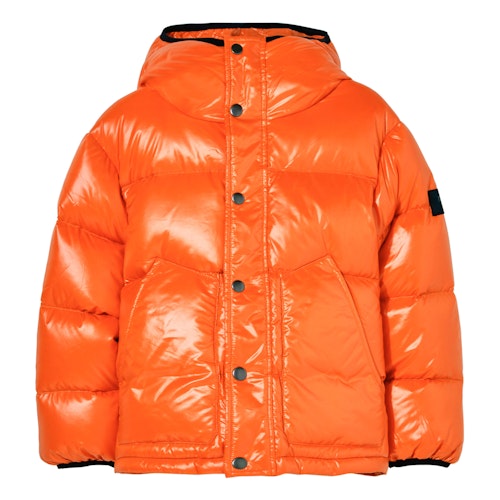 Finger In The Nose, Snowflow Down Jacket Neon Orange, £178