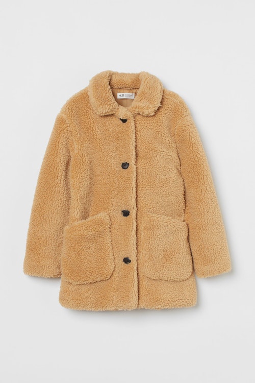 H&M, Teddy Coat, £19.99