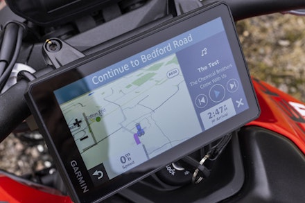 Garmin Zumo XT media and guidance splitscreen Garmin Zumo XT media and guidance splitscreen