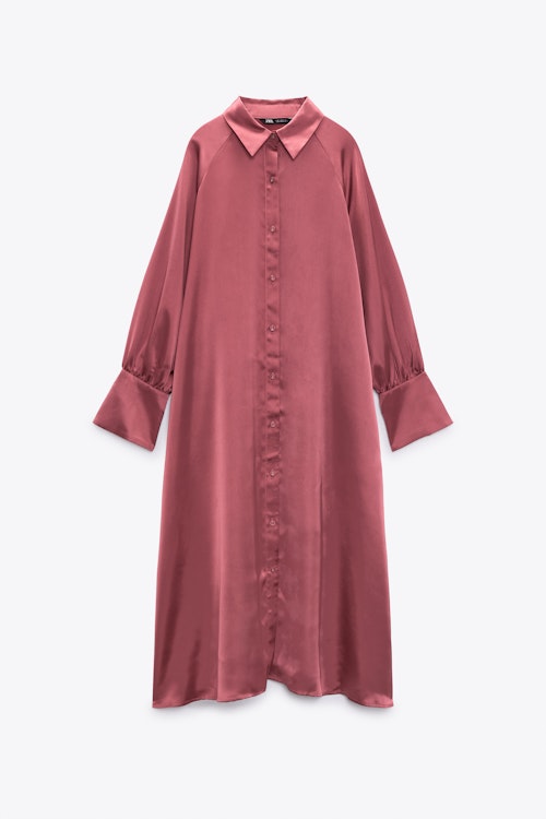 Zara, Satin Oversized Dress, £29.99