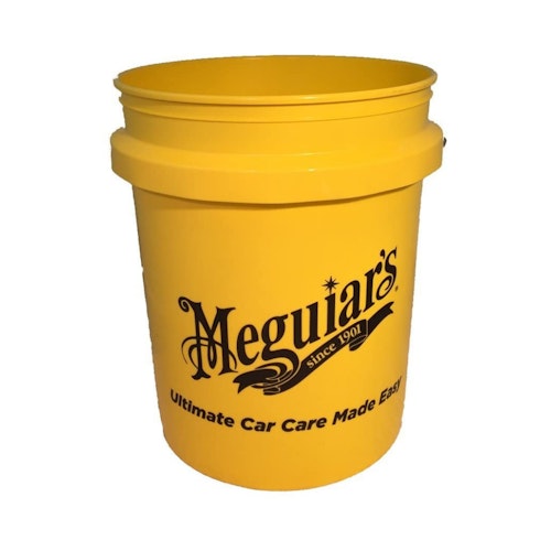 Meguiar's RG203 Yellow Large Car Wash Bucket 5US Gallon