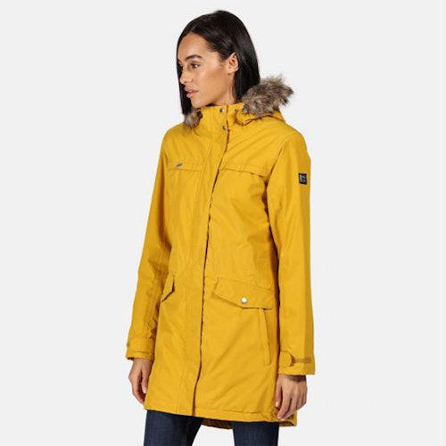 Women's Serleena II Waterproof Insulated Parka Jacket Mustard Seed
