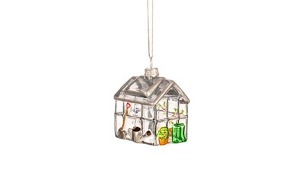 Greenhouse Christmas Decoration, £5.95, Graham and Green 01225 418 200; www.grahamandgreen.co.uk Greenhouse Christmas Decoration, £5.95, Graham and Green 01225 418 200; www.grahamandgreen.co.uk