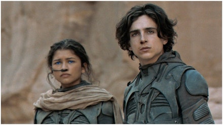 Zendaya and Timothee Chalamet in Dune Zendaya and Timothee Chalamet in Dune