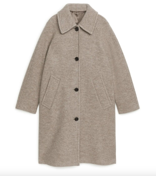 Arket, Bouclu00e9 Wool Coat, £225