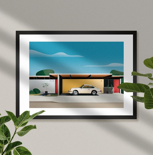 Porsche 901 Giclu00e9e Fine Art Print