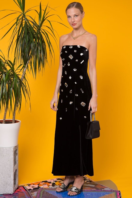 rixo strapless dress to rent rixo strapless dress to rent