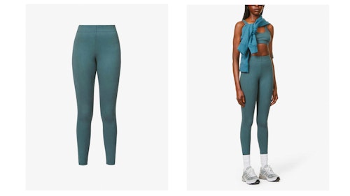 Good American essential high rise cotton blend leggings