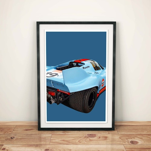 Porsche 917 Gulf 1970 Classic Racing Car