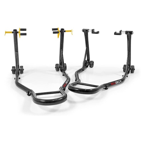 Boudech Heavy-Duty Front And Rear Paddock Stands