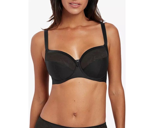 Fantasie Illusion Underwired Side Support Balcony Bra, Black