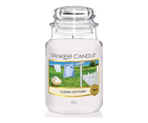 Yankee Candle Scented Candle, Clean Cotton