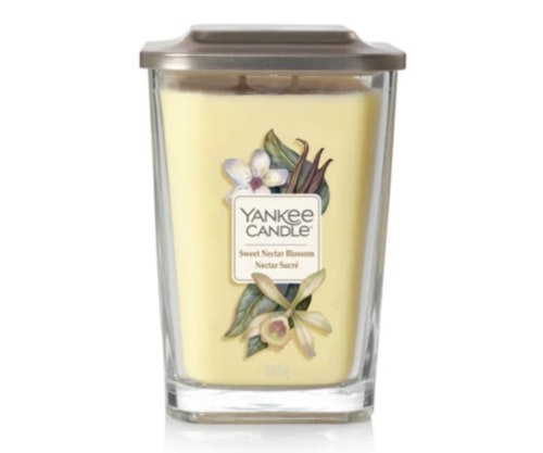 Yankee Candle Large 2-Wick Square Jar Candle, Sweet Nectar Blossom