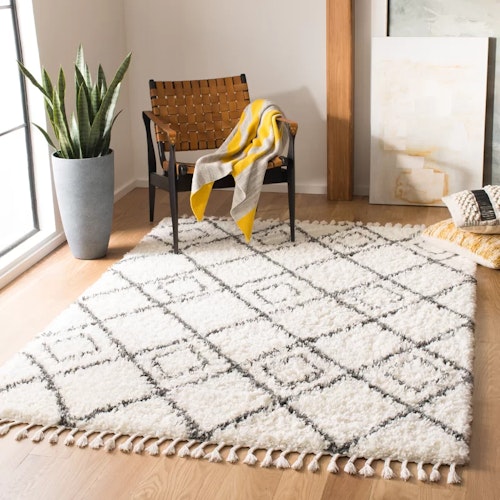 Bloomsbury Market Mcanally Ivory Looped Rug
